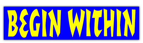 Begin Within — Root Concepts sticker design
