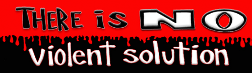 There is NO Violent Solution