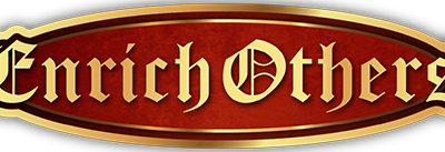 Enrich Others small bumper sticker — Root Concepts design 545