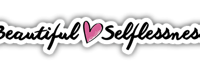 Beautiful Selflessness small bumper sticker — Root Concepts design 546