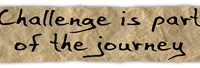 Challenge is Part of the Journey — Root Concepts sticker design