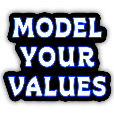 Model Your Values | Mini Stickers | 641