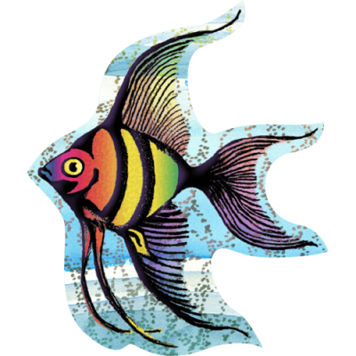 Angel Fish - Mini Sticker | 393