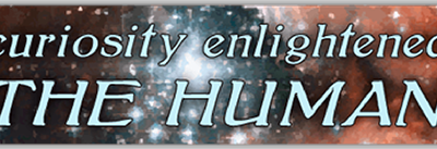 Curiosity Enlightened the Human small bumper sticker — Root Concepts design 559