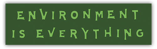 Environment is Everything — Root Concepts sticker design