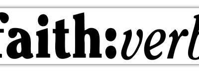 Faith:Verb small bumper sticker — Root Concepts design 29
