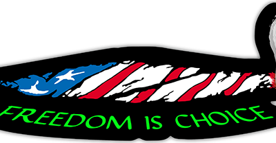Freedom is Choice - Small Bumper Stickers | 240