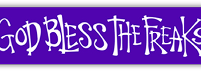 God Bless the Freaks — Root Concepts sticker design