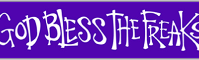 God Bless the Freaks — Root Concepts sticker design