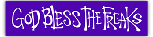 God Bless the Freaks — Root Concepts sticker design