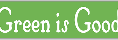 Green is Good — Root Concepts sticker design