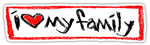 I Love My Family — Root Concepts sticker design
