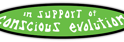 In Support of Conscious Evolution — Root Concepts sticker design