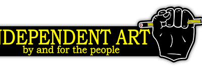 Independent Art by and for the People small bumper sticker — Root Concepts design 265