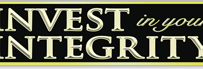 Invest in your Integrity small bumper sticker — Root Concepts design 476