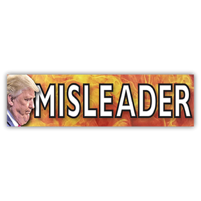 Misleader - Small Bumper Sticker | 593