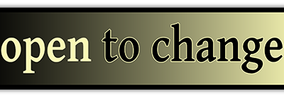 Open to Change small bumper sticker — Root Concepts design 365