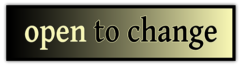 Open to Change small bumper sticker — Root Concepts design 365