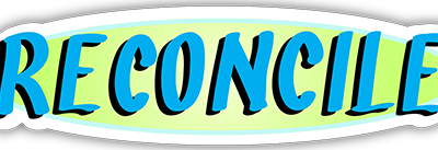Reconcile small bumper sticker — Root Concepts design 506