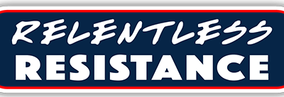 Relentless Resistance small bumper sticker — Root Concepts design 589