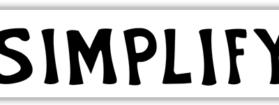 Simplify small bumper sticker — Root Concepts design 150