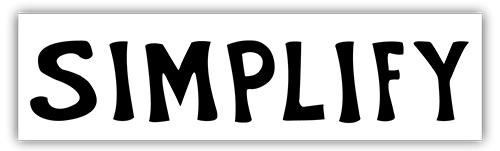 Simplify small bumper sticker — Root Concepts design 150