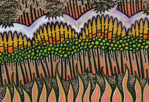 Tribal Spring - 24x16 Canvas Print